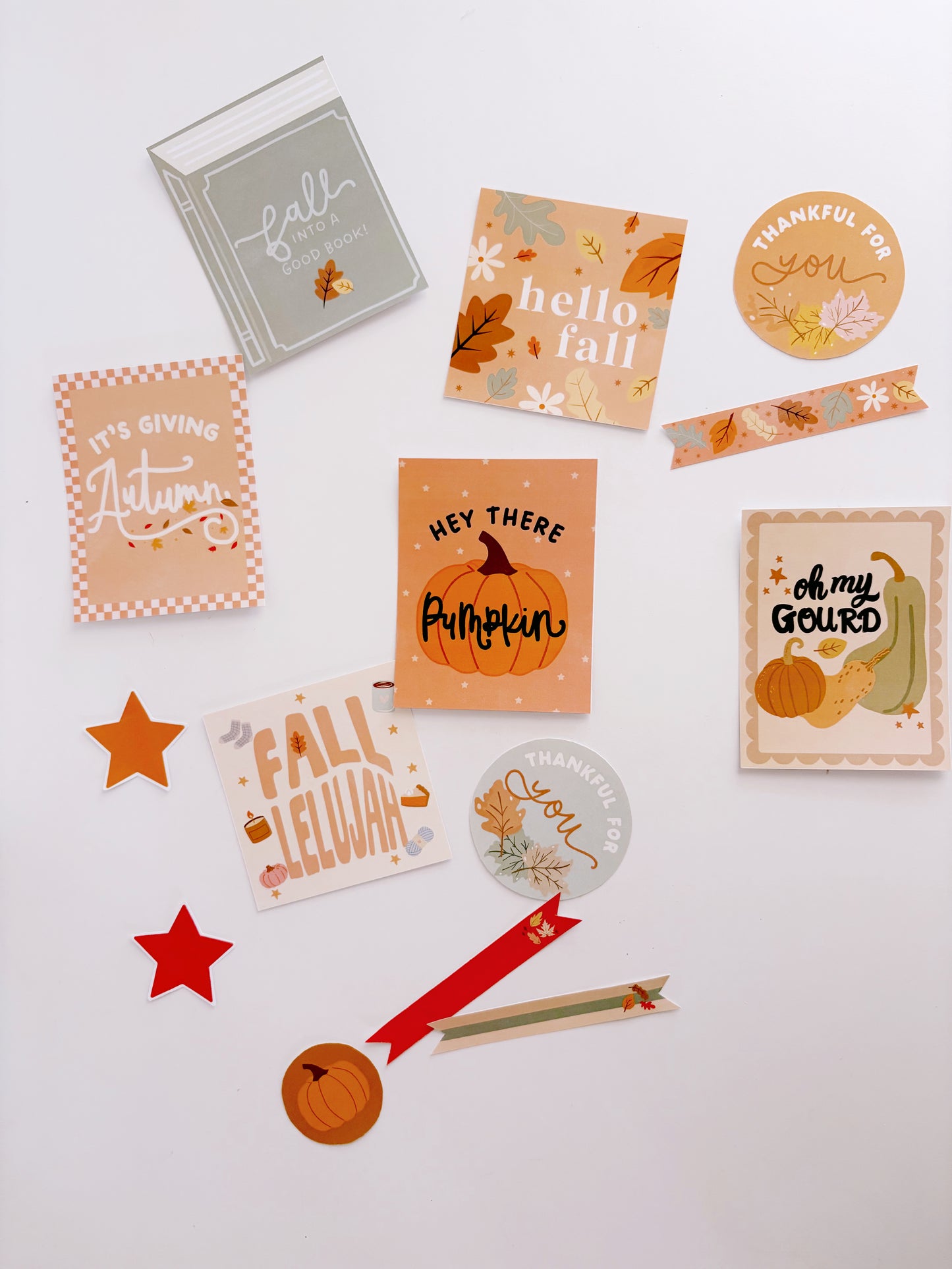 Fall-lelujah Flag + Tags | Printable Flags and Tags