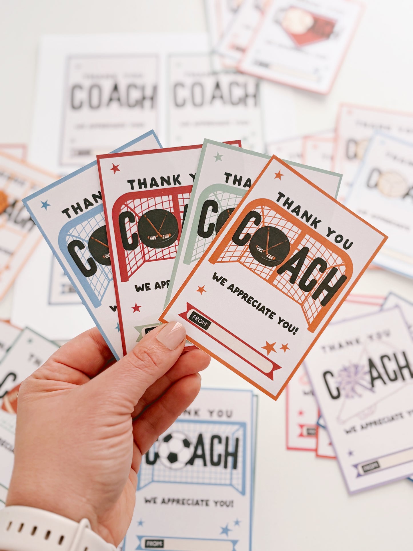 Thank You Coach Tags | Printable Coach Appreciation Gift Tags