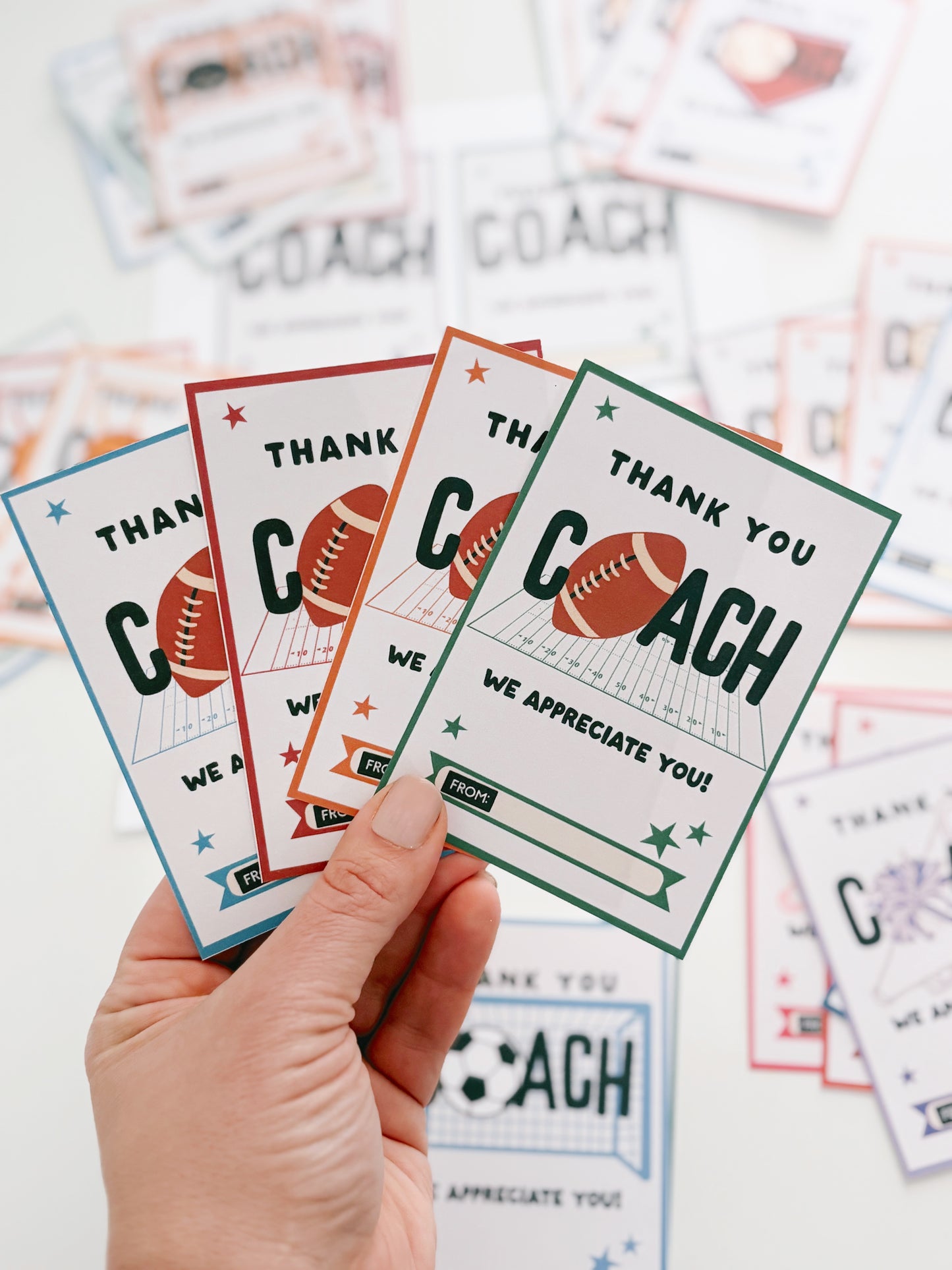 Thank You Coach Tags | Printable Coach Appreciation Gift Tags
