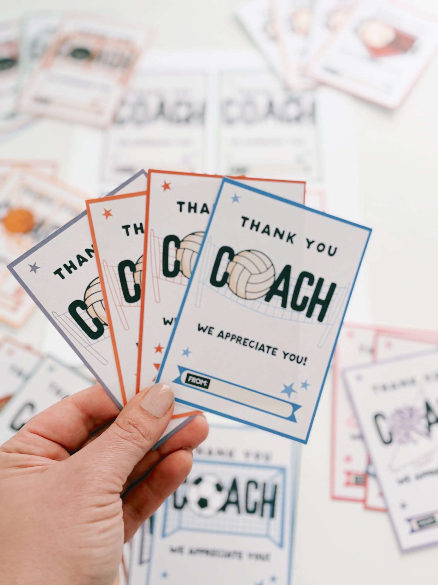 Thank You Coach Tags | Printable Coach Appreciation Gift Tags