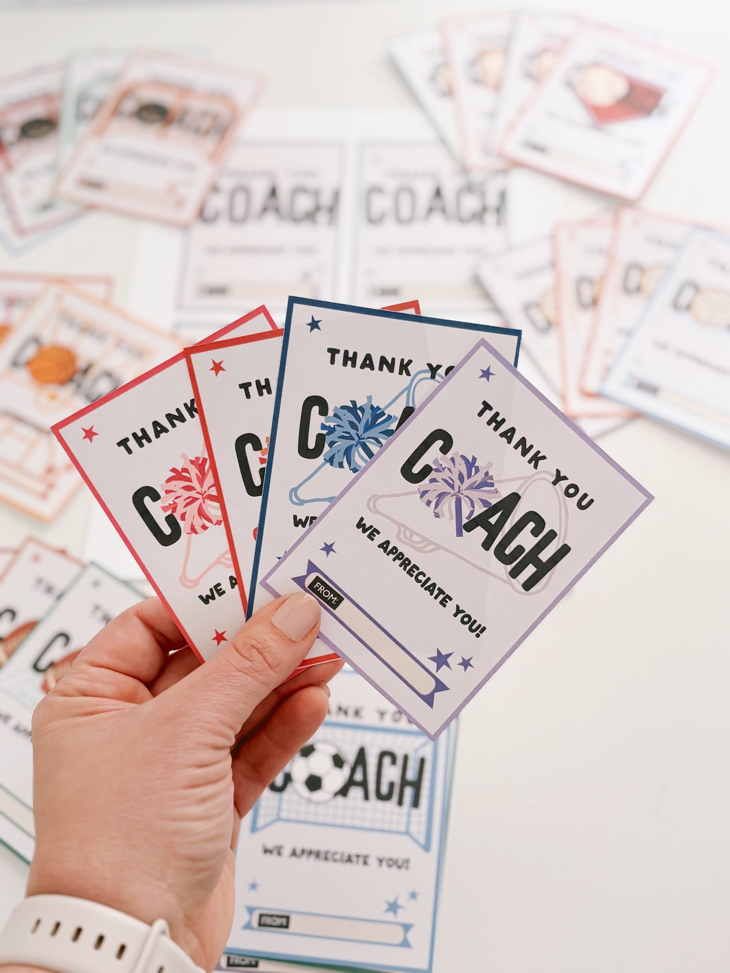 Thank You Coach Tags | Printable Coach Appreciation Gift Tags