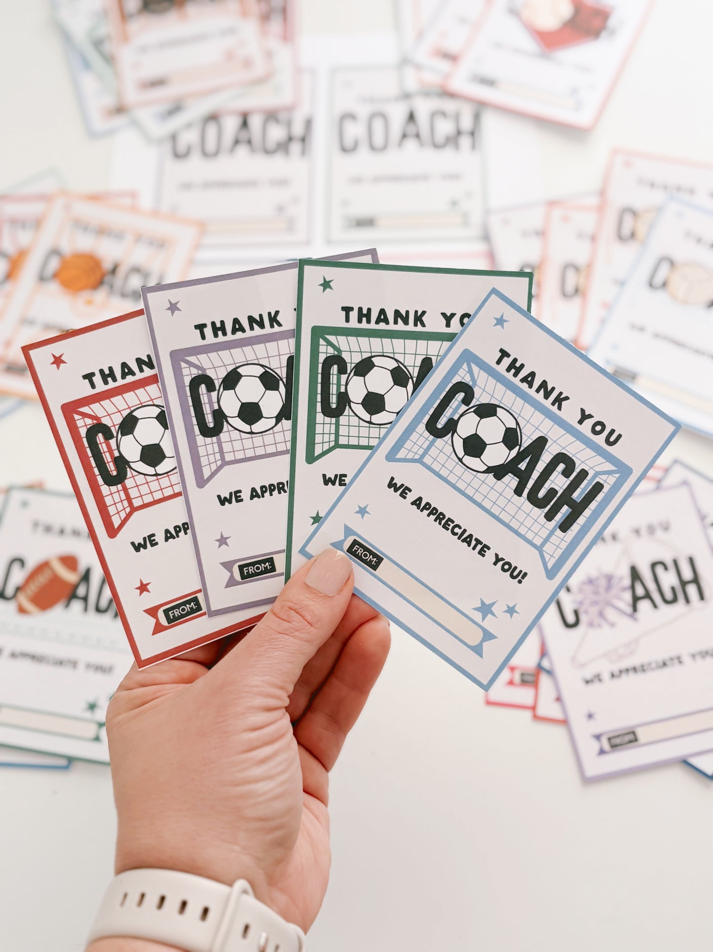 Thank You Coach Tags | Printable Coach Appreciation Gift Tags