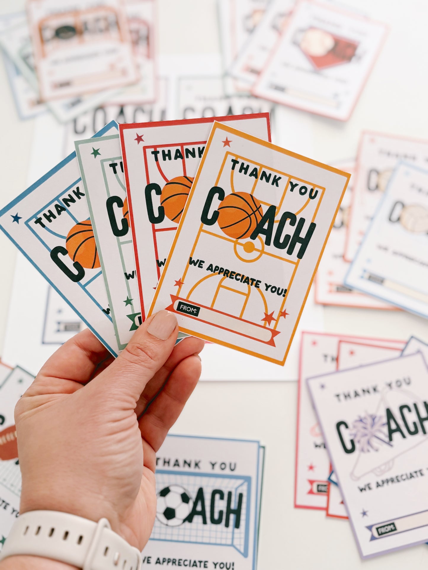Thank You Coach Tags | Printable Coach Appreciation Gift Tags