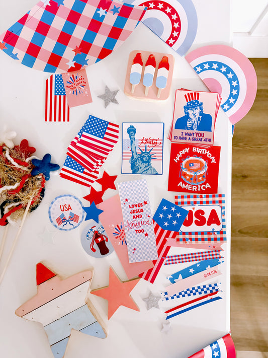 USA Flag + Tags Vol. 3 | Flags and tags