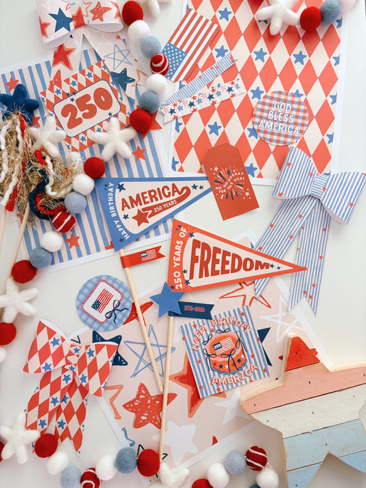 America 250 Celebration Collection | Patriotic Printables