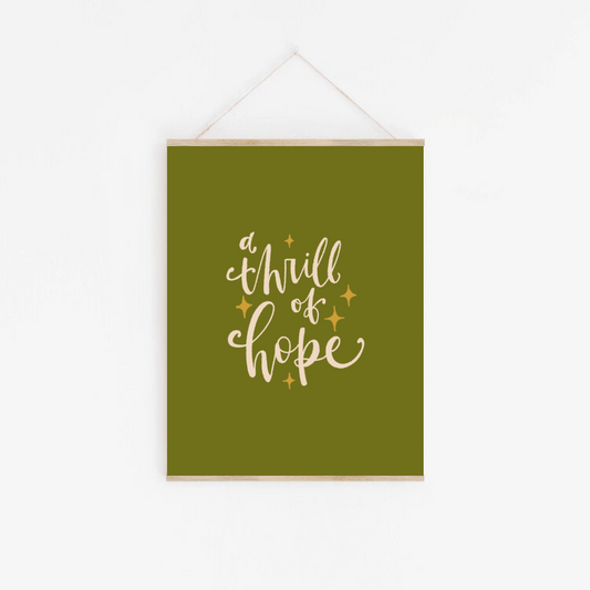 A Thrill of Hope | Framable Art Prints
