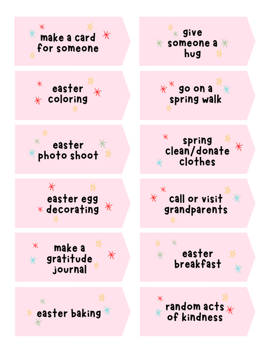 Easter Countdown | Printable activity