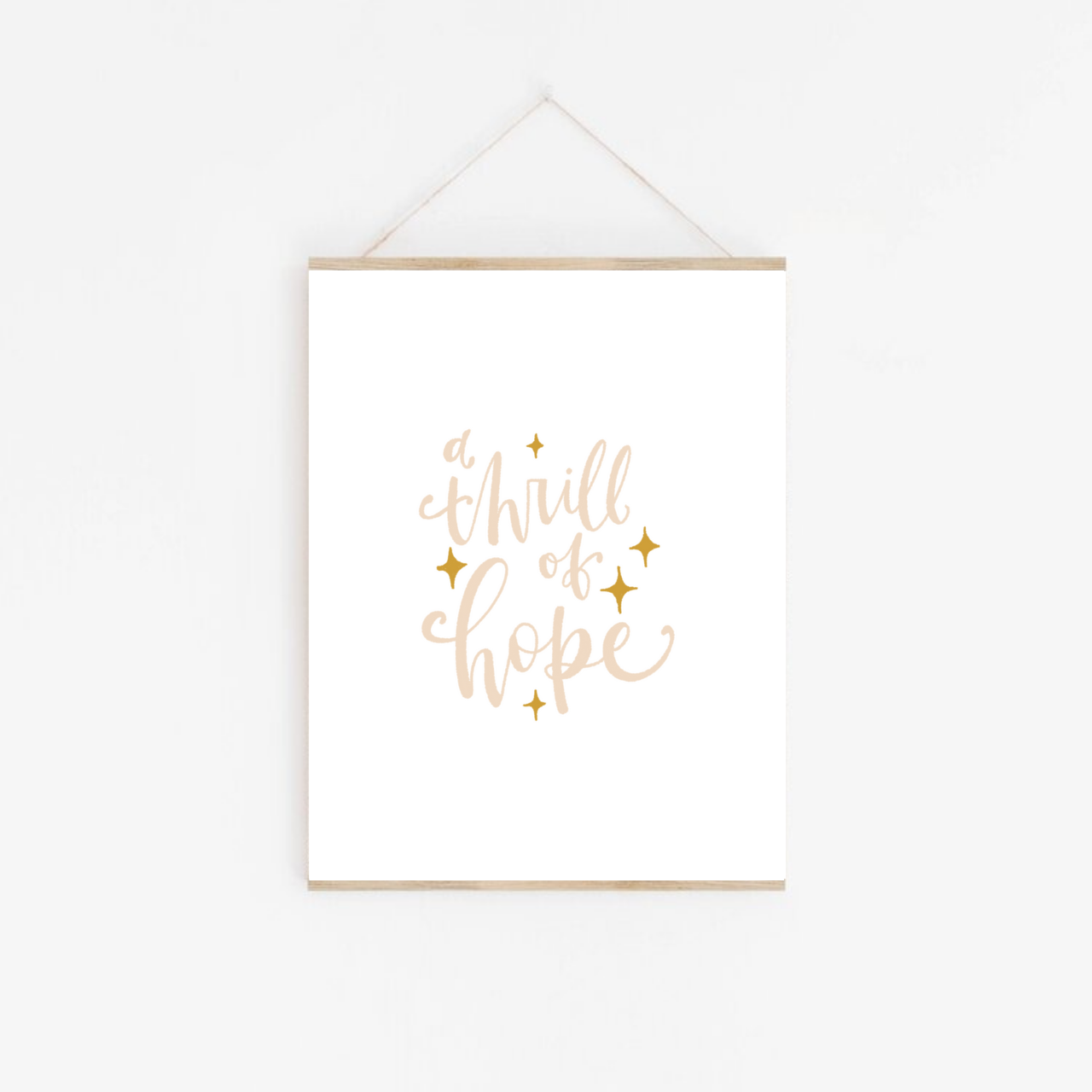 A Thrill of Hope | Framable Art Prints