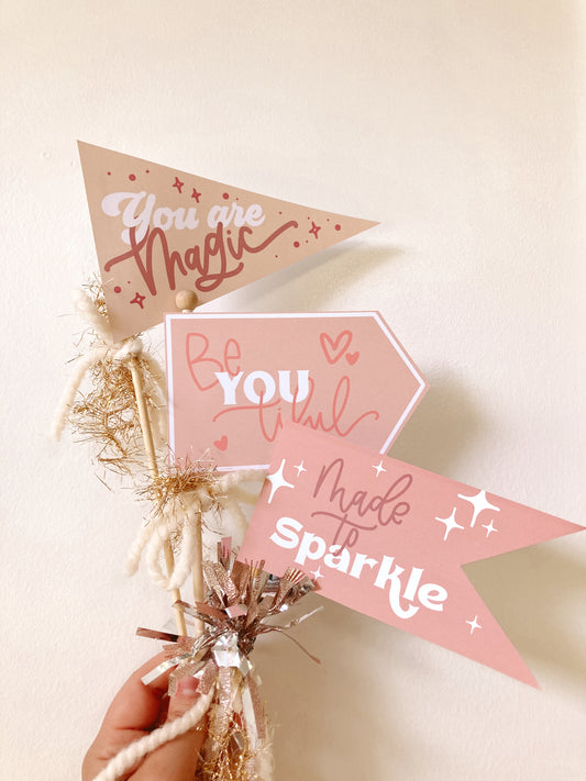 Affirmation Pennants | Printable Pennants/Flags