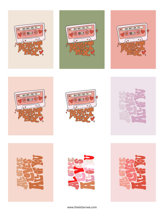 Doll House Valentine Collection | Printable Play