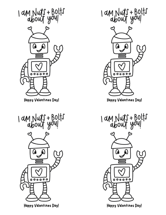 Coloring Valentines | Printable Valentines