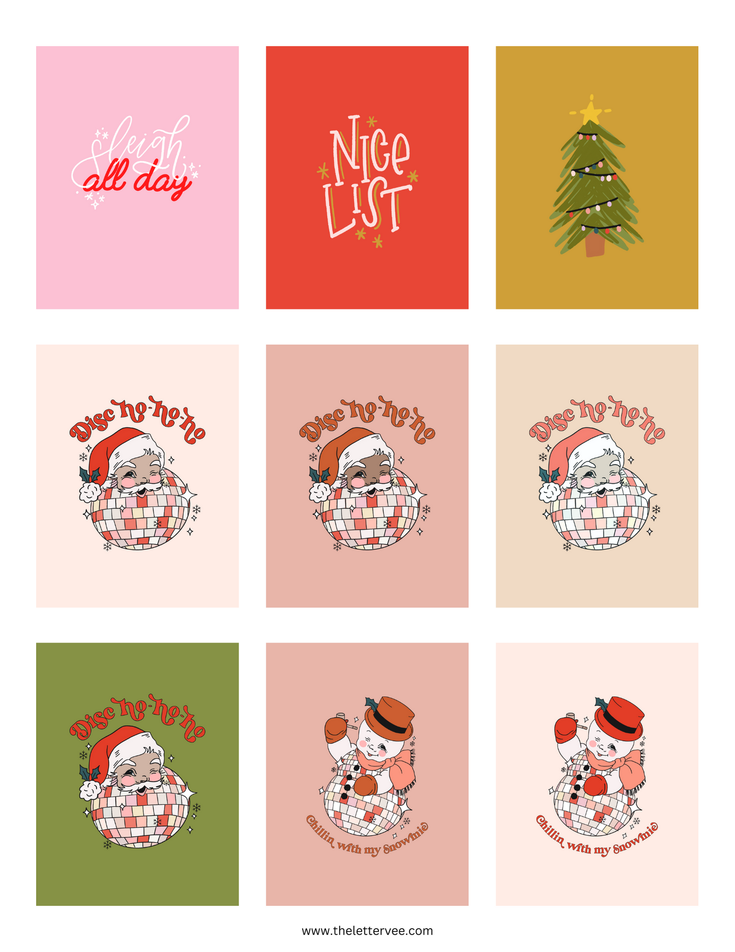 Doll House Christmas Collection | Printable Play