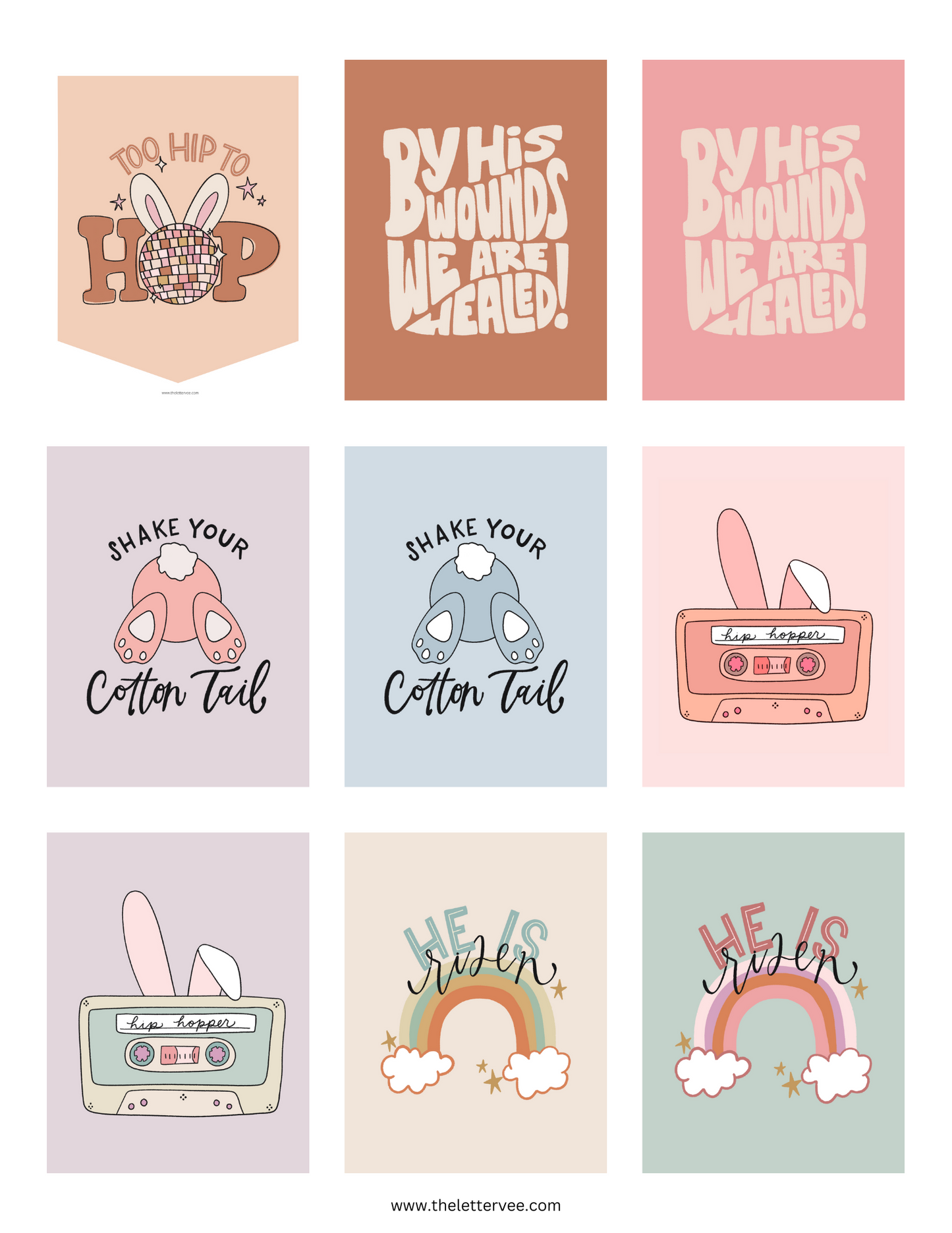 Doll House Easter Collection | Printable Play