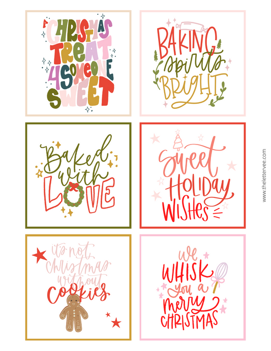 Baking Spirits Bright | Tags and Flags