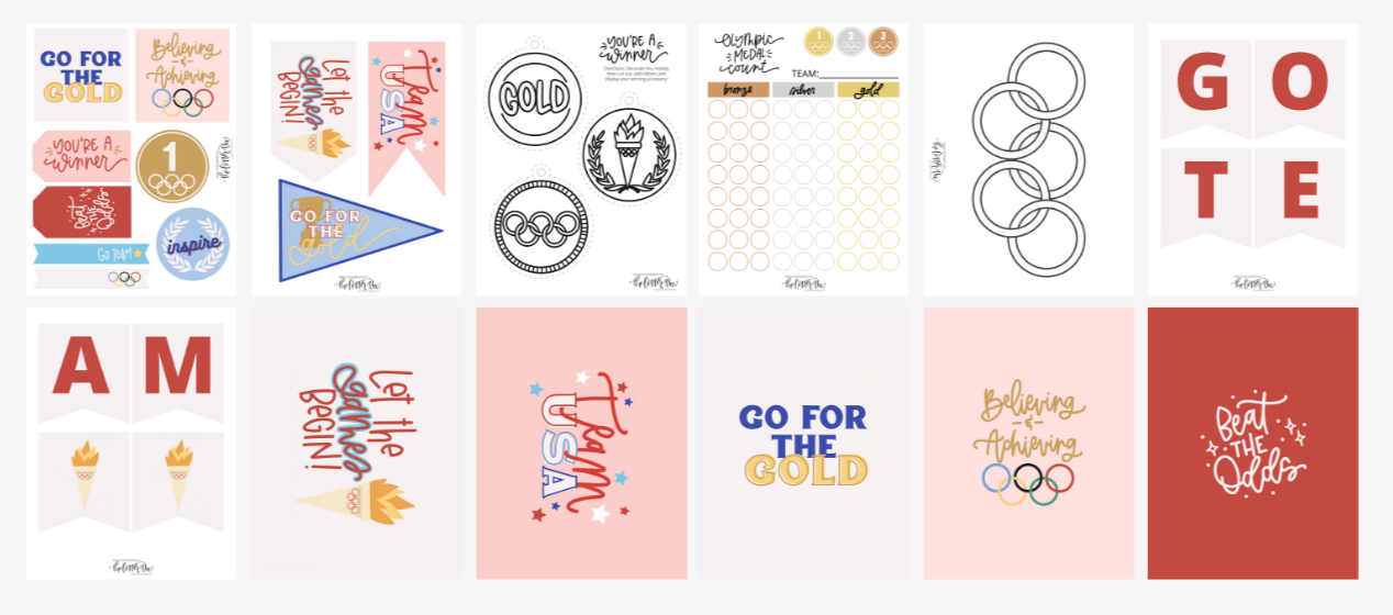 Olympic Bundle | FREE Printable Bundle