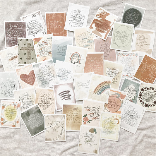 Scripture Prints | 40 days of Lent