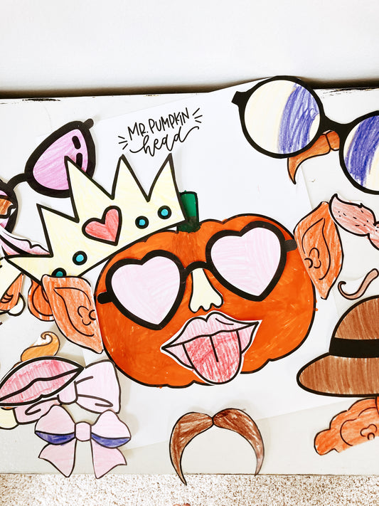 Mr. Pumpkin Head | Printable Craft