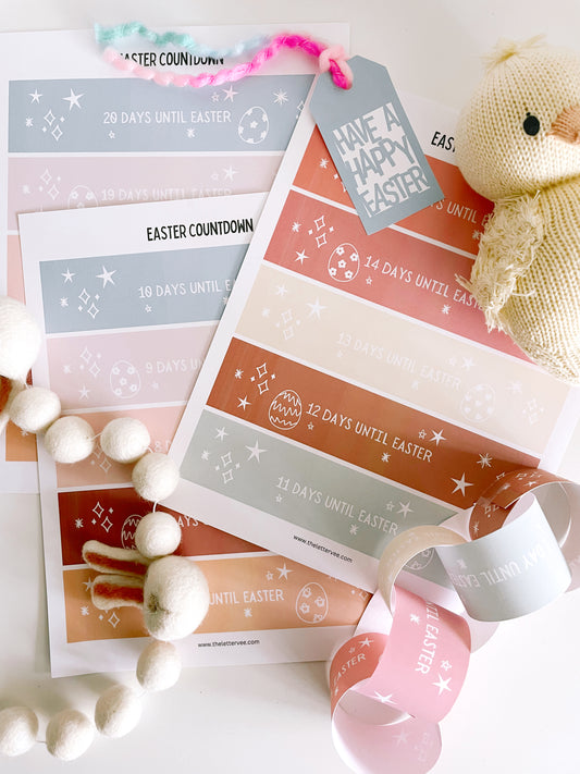 Paper Chain Countdown | Easter