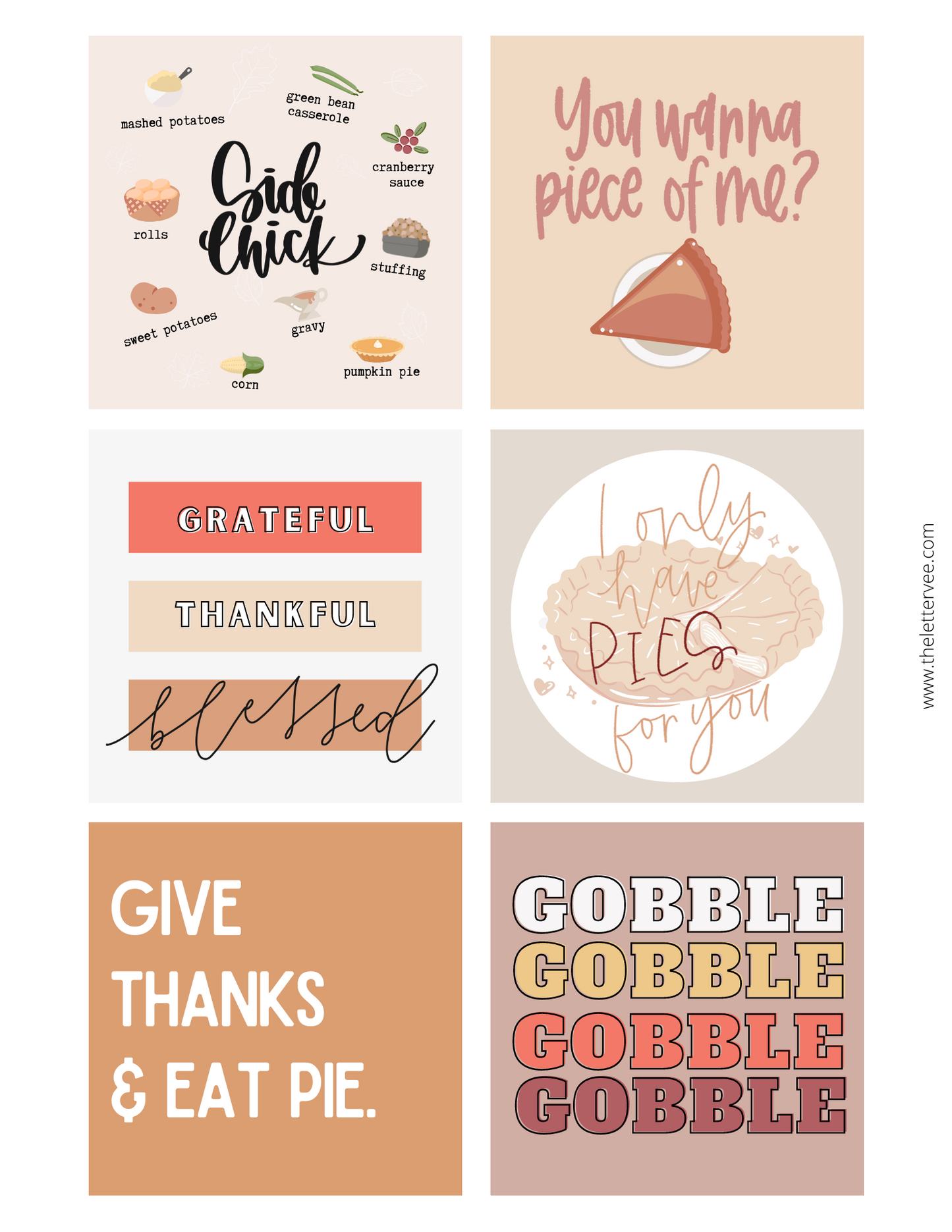 Thanksgiving Collection | Printable Bundle