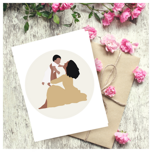 Mama & Baby Greeting Card assortment | Customizable