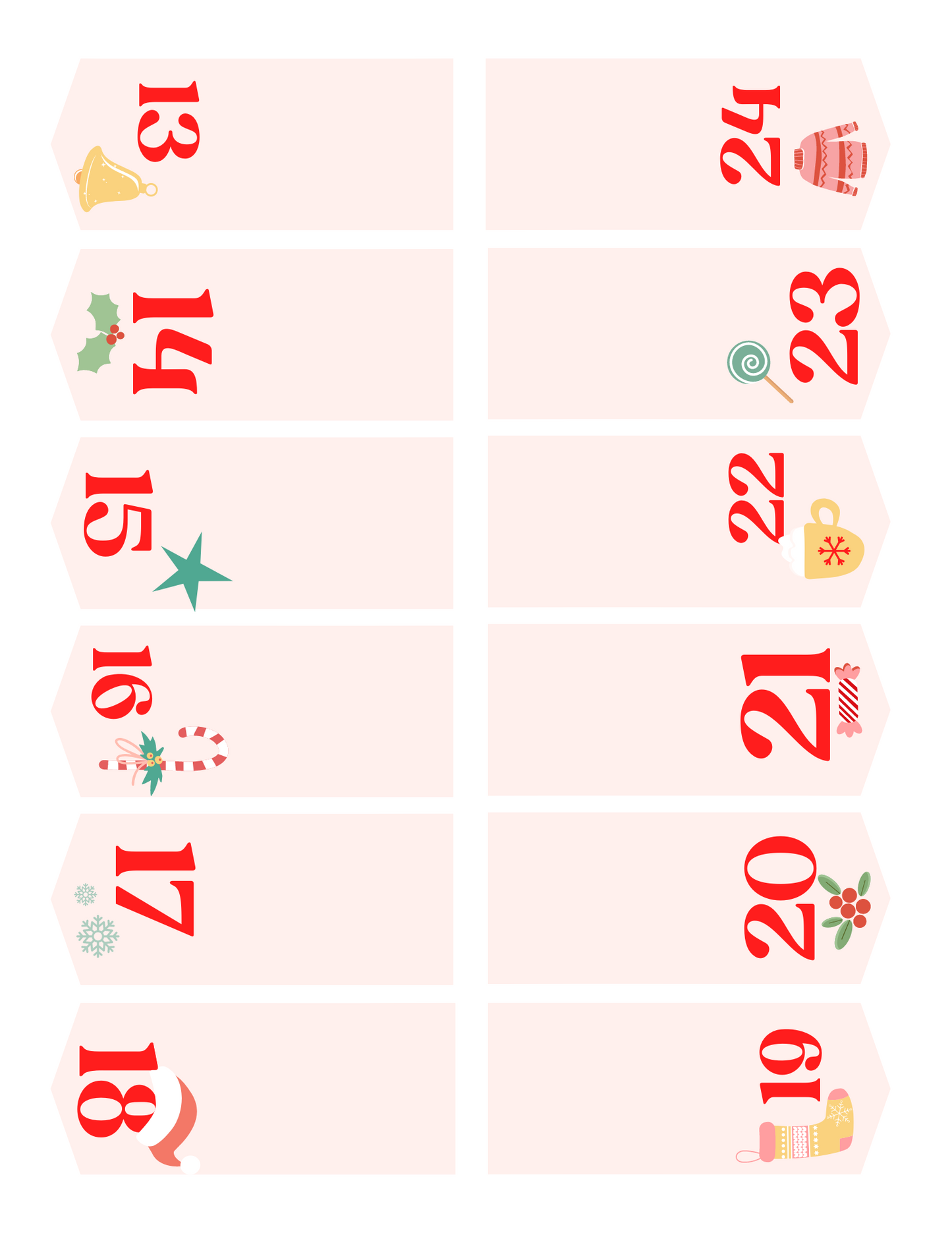 Advent Calendar Activity | Printable bundle