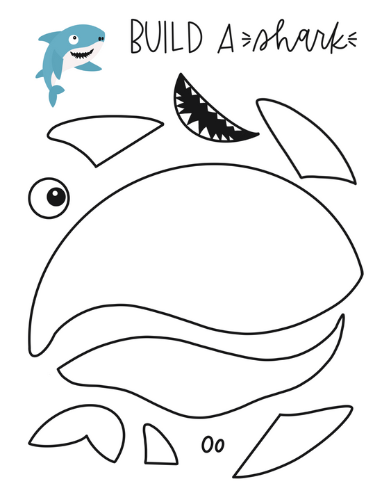 Shark Week Bundle Printable Bundle The Letter Vee