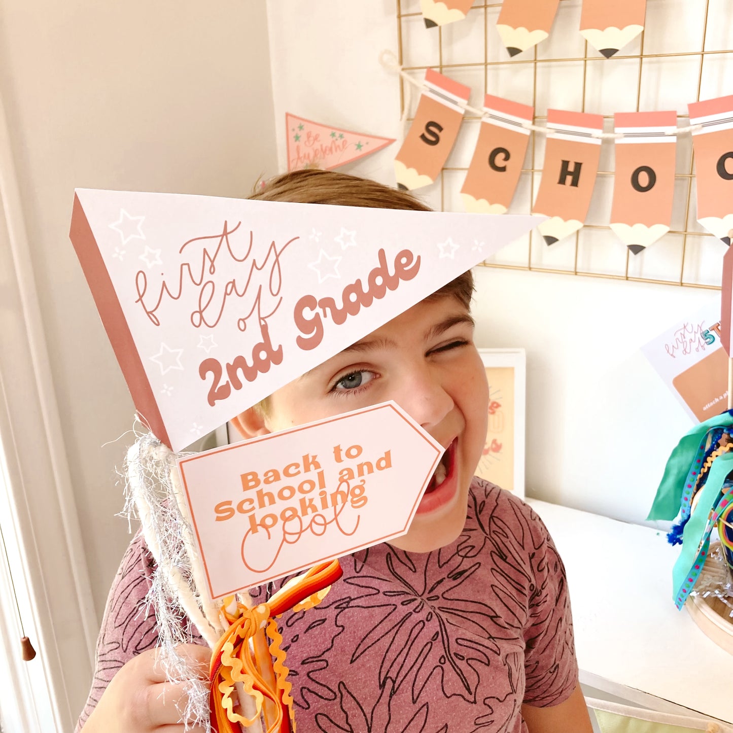 First Day of School Pennants | Printable Pennants
