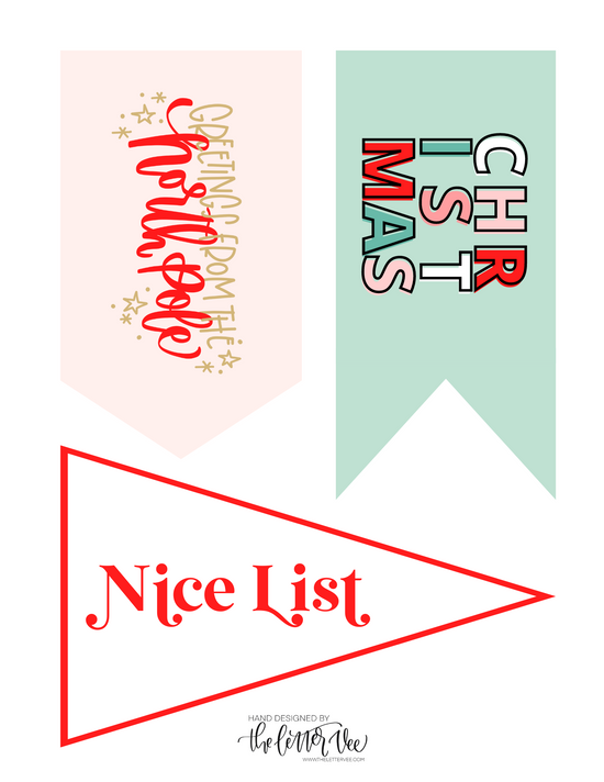 Christmas Collection | Printable Bundle – The Letter Vee