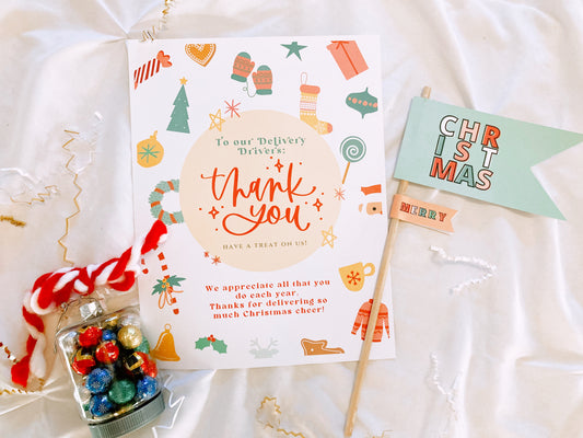 Delivery Driver Thank You Print | Freebie