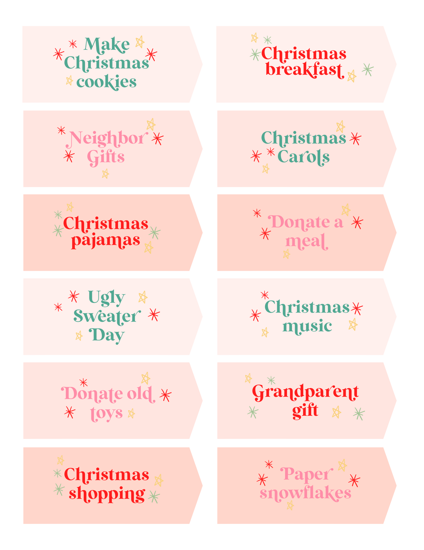 Advent Calendar Activity | Printable bundle