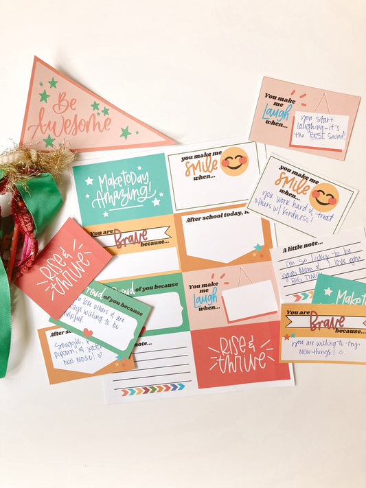 Lunch Box Notes | FREE Printable