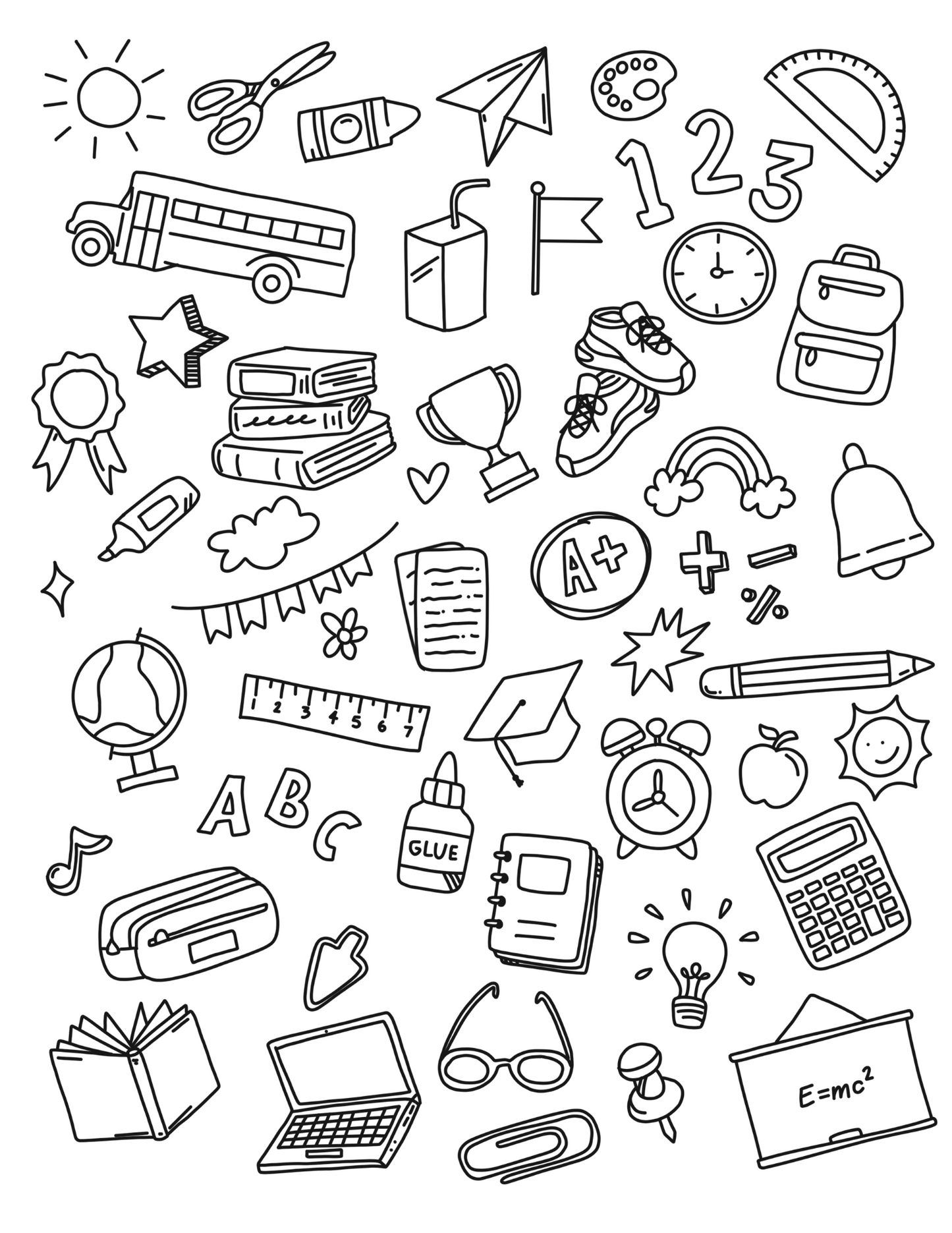 Retro School Bundle | Printable Bundle