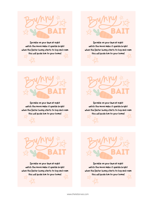 Bunny Bait | Printable activity
