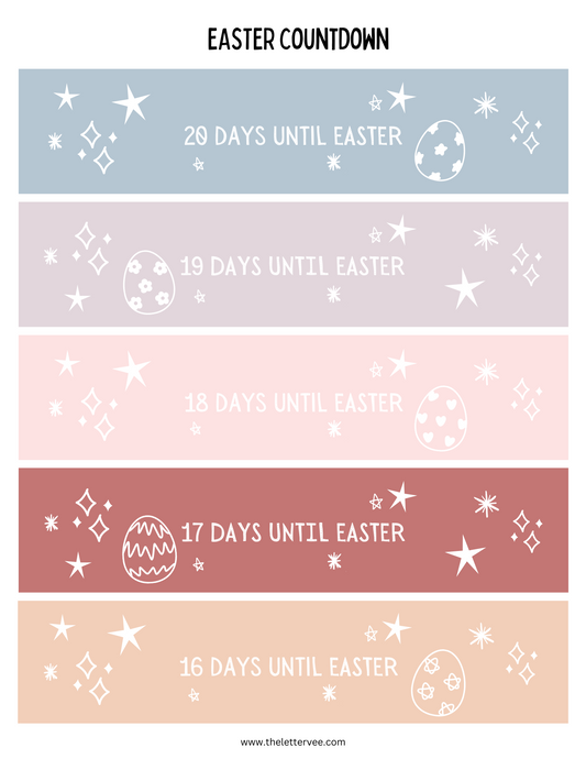 Paper Chain Countdown | Easter