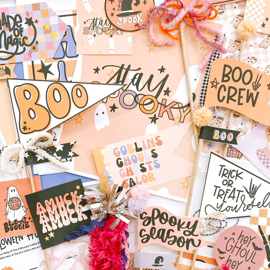 Stay Spooky Retro Halloween | Holiday Bundle