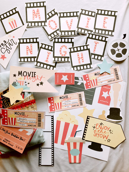 Movie Night Printables | Printable bundle