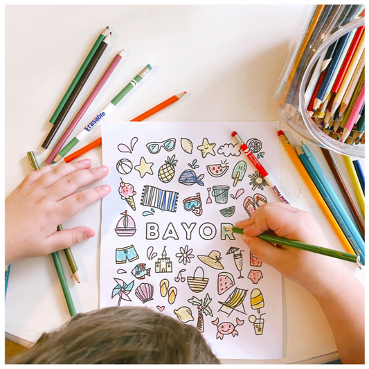 Custom Summer Coloring Page