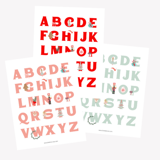 Christmas Alphabet | Printable page