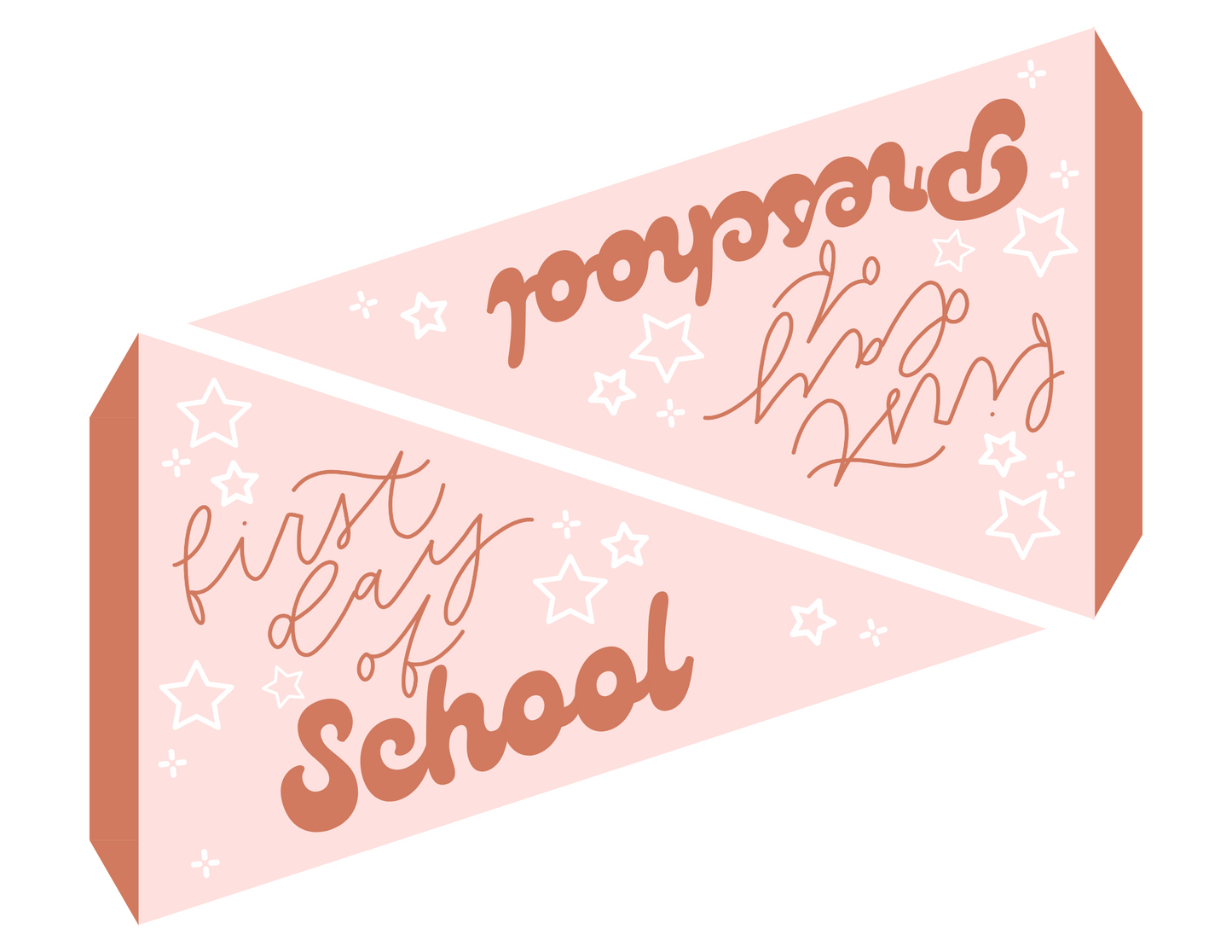 First Day of School Pennants | Printable Pennants