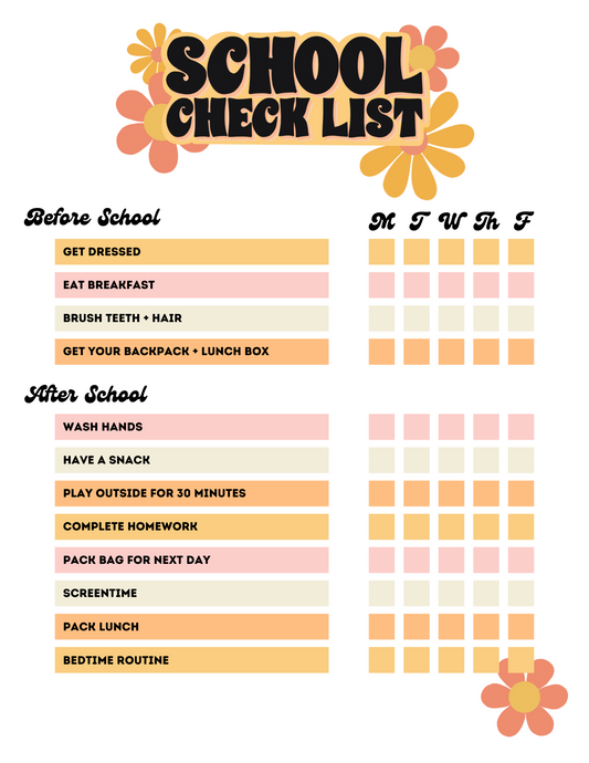 School Checklist