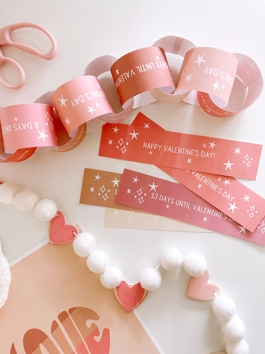 Paper Chain Countdown | Valentines
