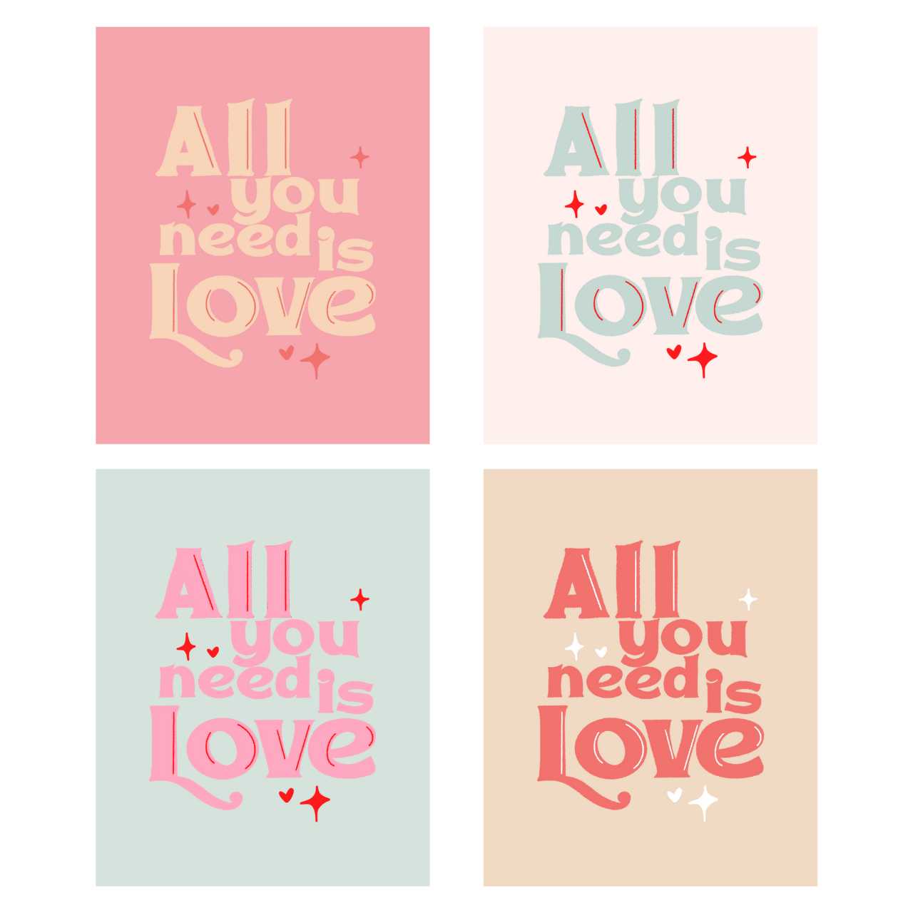 All you need is love | prints