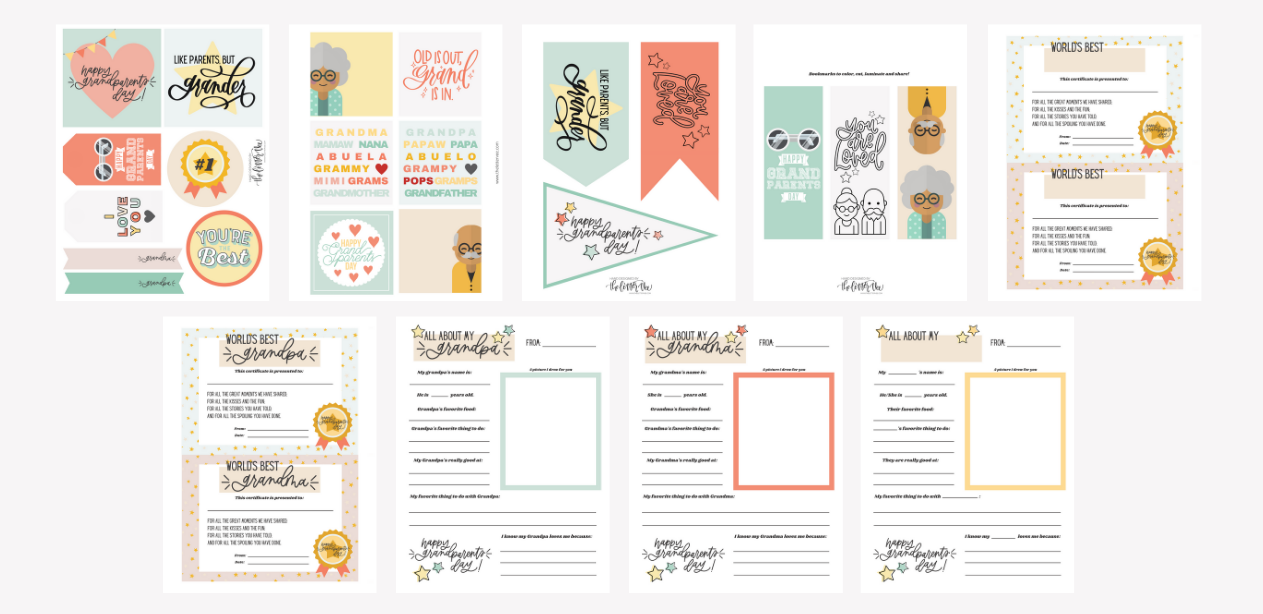 Grandparents Day | Printable Bundle