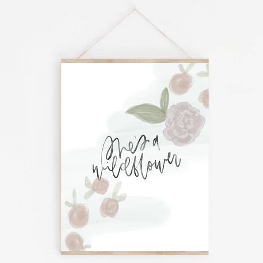She’s a Wildflower | Affirmation Art Print