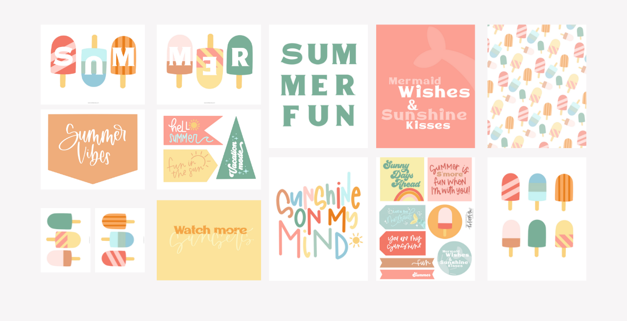 Summer Fun | Printable Bundle